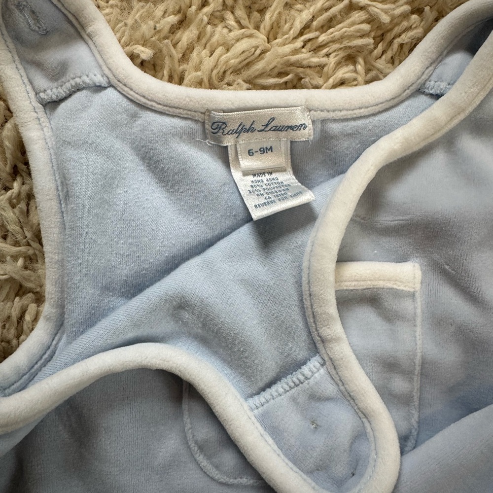 Ralph Lauren Baby Velour Set - Picture 3 of 6